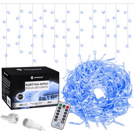 TENDA LUCI 1500LED ESTERNE BLU 67m