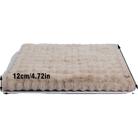 Cuccia per cani, morbidissima, lavabile in lavatrice, colore kaki, taglia 3XL. (1/2)