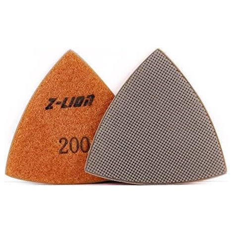 Disque de ponçage triangulaire électroplaqué diamant Grain 200 pour outils oscillants 1 Pièce. 200 (1/3)