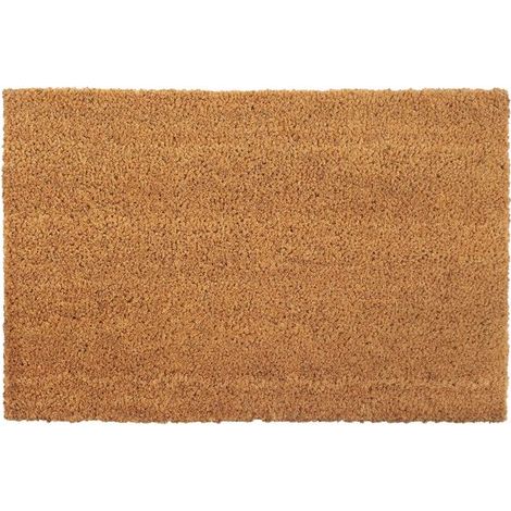 Paillasson naturel 40x60 cm en fibre de coco tuftée (1/5)