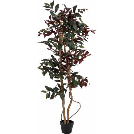 Arbol decorativo artificial de 500 hojas verde 70x70x160