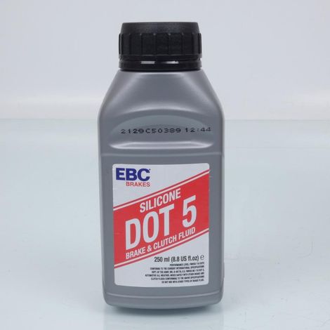Liquide de frein silicone DOT 5 EBC 250ml pour moto auto BF005 / (1/2)