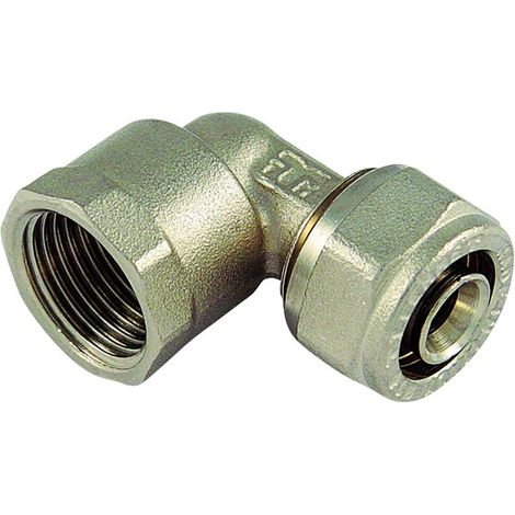 RACCORDO CURVO FEMMINA PER TUBO MULTISTRATO MODELLO AL-COBRAPEX 1/2 ø16   TIEMME RACCORDERIE SPA