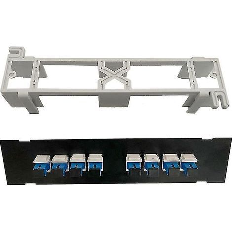 Panneau de brassage monté sur module pour cadre de câble Ethernet à fibre optique RJ45 SC (1/4)