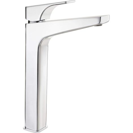 Rubinetto contemporaneo in cromo per lavabo e vasca Deante