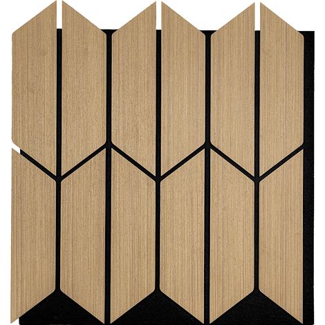 Panneau mural acoustique - Finition bois naturel clair - Pack de 1,63 m² - Lot de 4 pièces - LEOLIA (1/4)