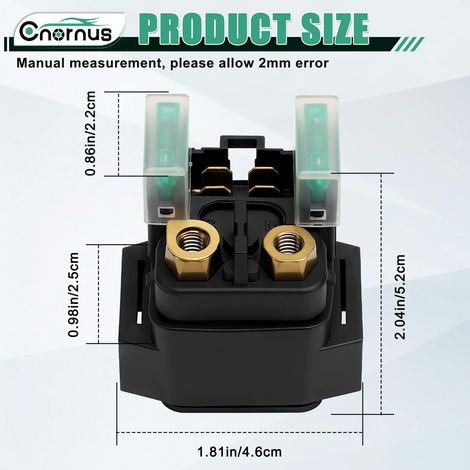 Starting relay suitable for Yamaha ATV Raptor 350 660 Grizzly 350 660 (1/4)