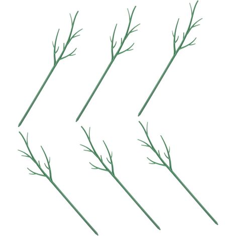 6-Piece Plastic Trellis Plant Support for Climbing Plants, Potted Plants, Detachable Stakes for Vines and Flowers, Durable and Elegant Gardening Tool (1/5)