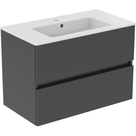 IDEAL STANDARD R0574TI Ensemble meuble Eurovit+ avec vasque 81 cm Blanc (1/5)
