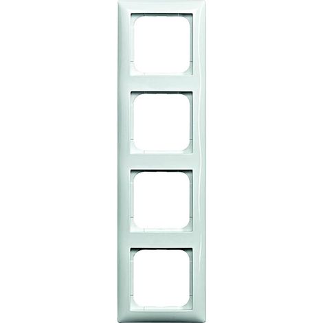 Busch-Jaeger 4 vie Telaio di copertura Busch-balance SI Bianco alpino 1724-914 1 pz. (1/3)