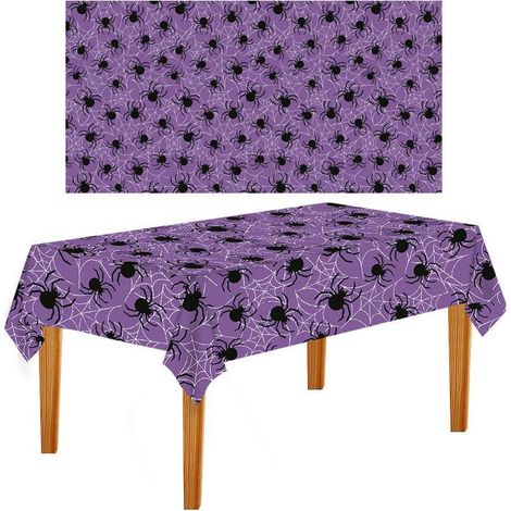 (2) 2 nappes d'Halloween, nappe rectangulaire imperméable, décoration d'Halloween (1/5)