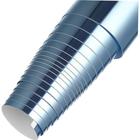 Rouleau De Carreaux Miroir sans Cadre 50 X 200 Cm Autocollants Muraux Amovibles pour Salle De Bain Autocollants Muraux Découpables (1/5)