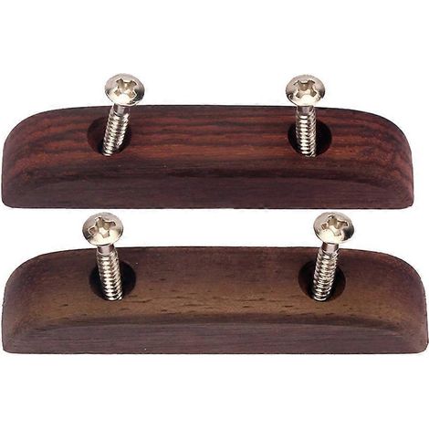 repose-pouce et repose-doigts pour guitare basse en palissandre, accessoires de guitare, boucle de pouce (couleur café)-Coffee