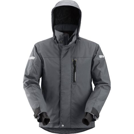 GIACCA IMPERMEABILE 37.5 CON CAPPUCCIO TG. XXL ACCIAIO (1/2)