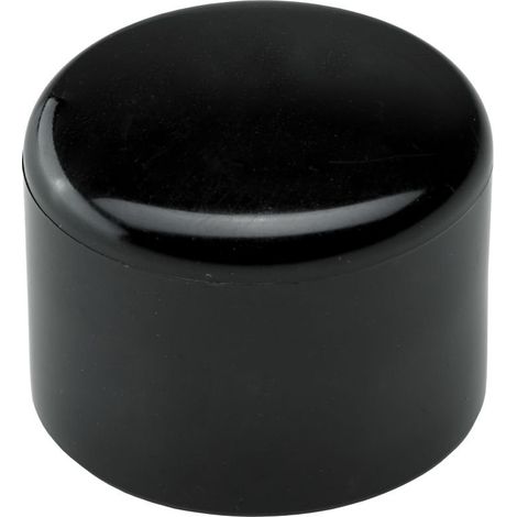 Hettich Fußkappe für Rundrohre Ø30 mm schwarz Kunststoff, 4 Stück Türstopper