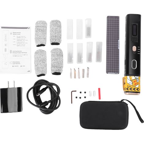 Kit de coupe électrique portatif de coupeur ultrasonique de 40kHz pour le modèle d'impression 3D de résine en plastique de carte PCB prise américaine (1/5)