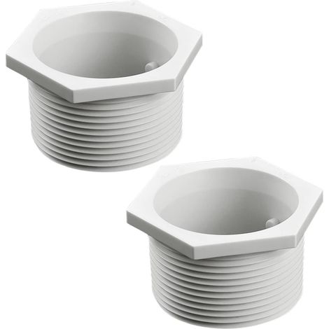 650000 Lot de 2 raccords muraux universels (UWF) de rechange pour nettoyeur de piscine automatique Po.laris 180 280 Tank Trax 360 380 3900 Sport et 480 Pro (1/5)