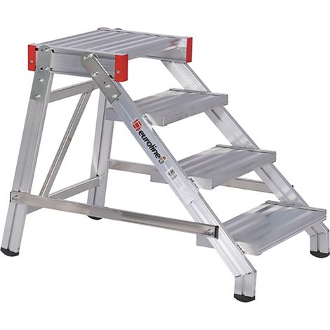Euroline 336 Arbeitstritt 4 Stufen (1/2)