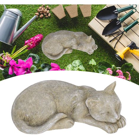 Stèle Commémorative pour Chien ou Chat Type A Moss - Résine Imitation Pierre - Gravure DIY - Pour Jardin et Extérieur (1/5)