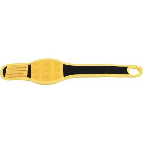 Bracelet Magnétique pour Maintenir Vis et Fixations Métalliques, Aimant Portable et Bracelet Magnétique Adaptable Gauche Droite, Ajustable et Pochette pour Vis et Outils (1/5)