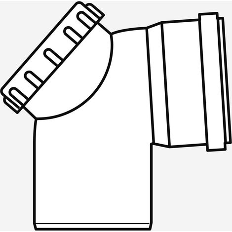 Revisionsbogen PP, DN250, 87 Grad - 48000012922 von Weishaupt