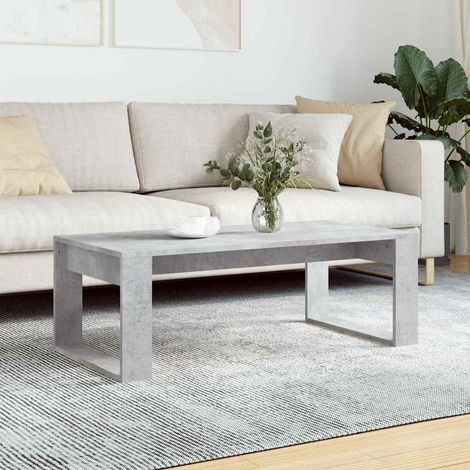 vidaXL Coffee Table Concrete Grey 102x50x35 cm Engineered Wood (1/5)