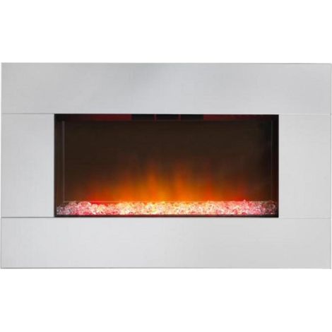 Dimplex Diamantique Diam14e White 2kW Electric Wall Fire with Optiflame LED