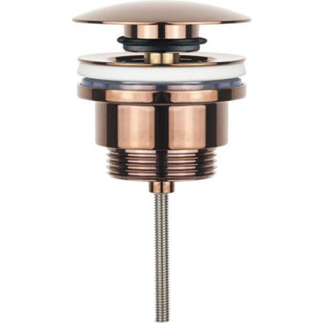 REA GOLD UNIVERSAL CLICK-CLACK WASCHBECKENABLAUF - Roségold - Crezuo