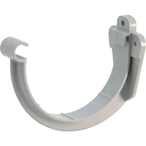 Support PVC gris pour gouttière Ø16mm – Résistant aux UV et à la corrosion – Assemblage en caoutchouc – Conforme norme NF-EN 607 - PCB16