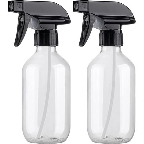 Sprühflasche Set mit 2 Flaschen für Flüssigkeiten, multifunktionaler Sprüher mit Zubehör für Haar, Garten, Studio, Haushalt, Küche, Parfüm und mehr (1/5)