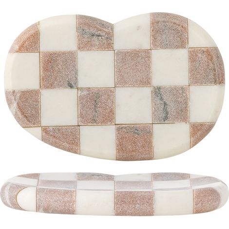Bloomingville - Petrea Tray - Rose - Marble