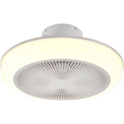 VENTILATORE E PLAFONIERA A SOFFITTO 'MJOLBY' Ø 45 cm