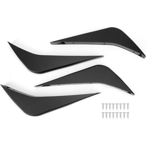 GARRYFIZH Kit de carrosserie d'aileron de diffuseur d'air de panneau de becquet de pare-chocs arrière réaménagement adapté pour Corvette C7 14-19