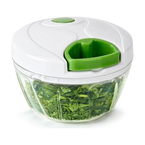 MINI PICADORA MANUAL CORTADOR CON 3 CUCHILLAS TRITURADORA DE VEGETALES PROCESADOR DE ALIMENTOS PICADORA DE CARNE