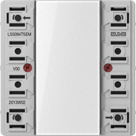 Jung LS 5093 TSEM prise électrique blanc design moderne (1/2)