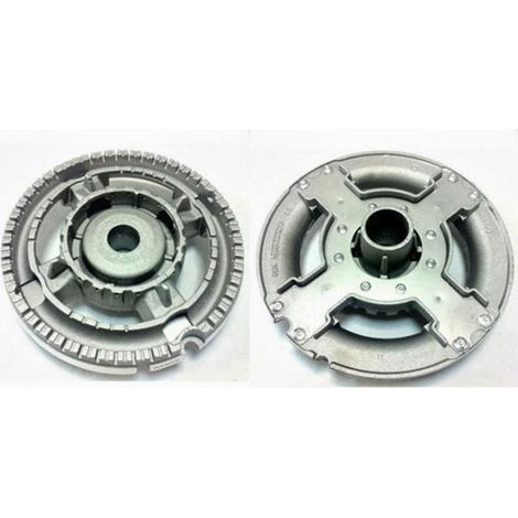 1 BRUCIATORE BOMPANI LOFRA / GERMANIA TRIPLA CORONA PIANO COTTURA 130 mm B 3212 (1/2)