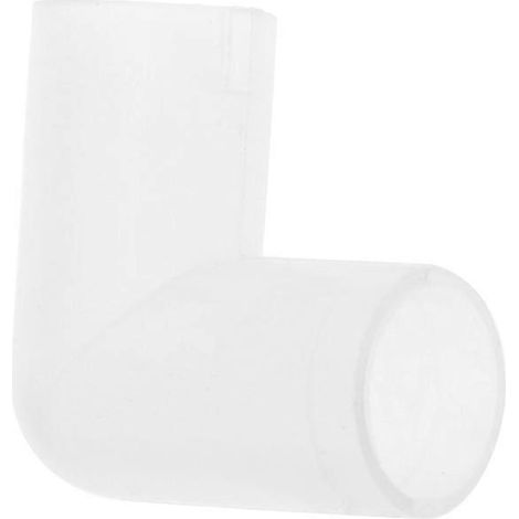 Kunststoff-Rohrverbinder-Winkeladapter für Aquarien, 3/8" Weiß
