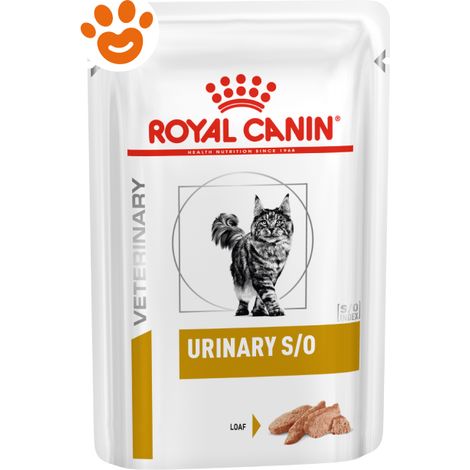Royal Canin Cat Veterinary Diet Urinary S/O in Paté - Bustina 85 Gr - Cibo Umido Gatti