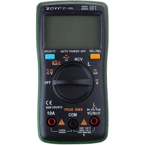 Multimètre d'inductance compact et précis, multimètre portable, mesure 60 h (1/5)