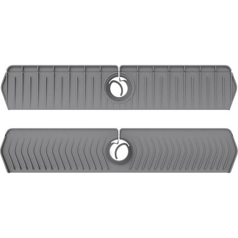 Ablaufmatte für Wasserhähne – Silikon – 76 cm – Spritzwassergeschützt – Für schräge Abflüsse – 1 Stück (1/5)