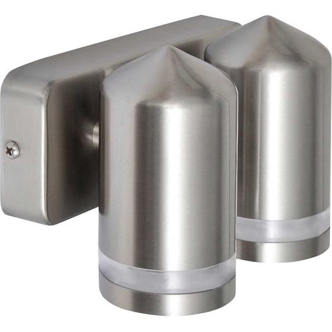 Aplique de pared cónico, LED e inoxidable vidaXL (1/5)