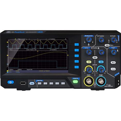 PEAKTECH Digital Speicher Oszilloskop, P 1401, 2 Kanäle, 10 MHz (1/5)