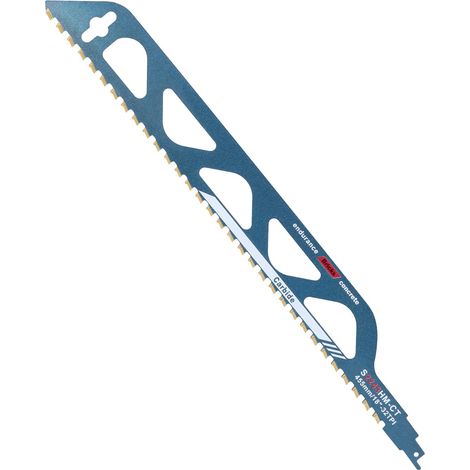 Lame de scie sabre, Lame Scie Sabre Brique S2243HM, pour bois, métal,Parpaing Beton Cellulaire et brique, Lame scie sabre Longueur 455mm (1/5)