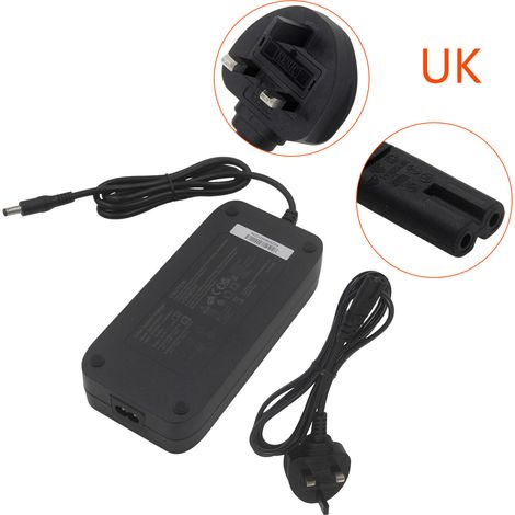 Accessoires pour scooters : adaptateur secteur/chargeur de batterie au lithium 54,6 V 3 A DC5521 (norme Royaume-Uni, États-Unis, Europe et Australie) - norme Royaume-Uni