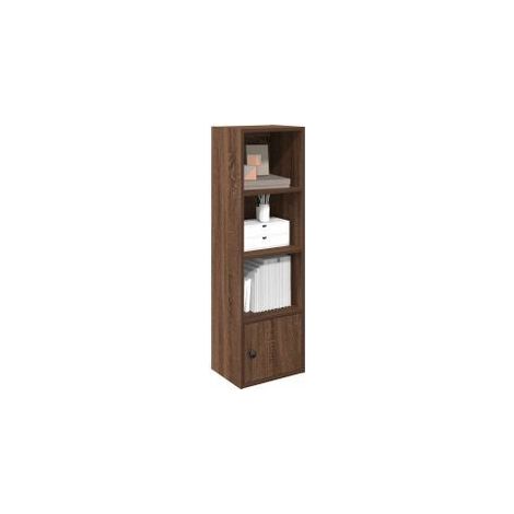Bibliothèque chêne marron 31x24x102 bois d'ingénierie (1/5)