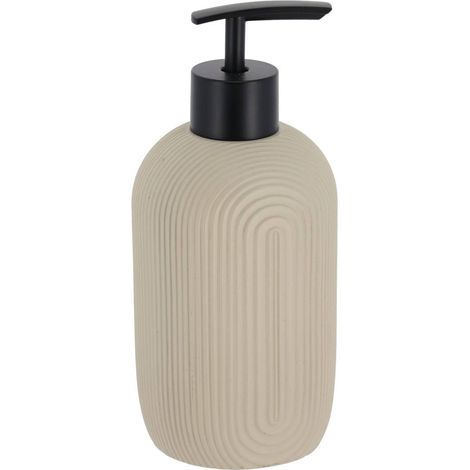 Seifenspender aus polyresin in geometrischer form 400ml - grege - Tendance