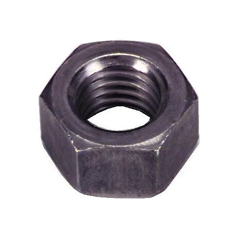 Écrous hexagonaux Hu acier brut classe 6, diamètre 4 mm, boîte de 500 écrous