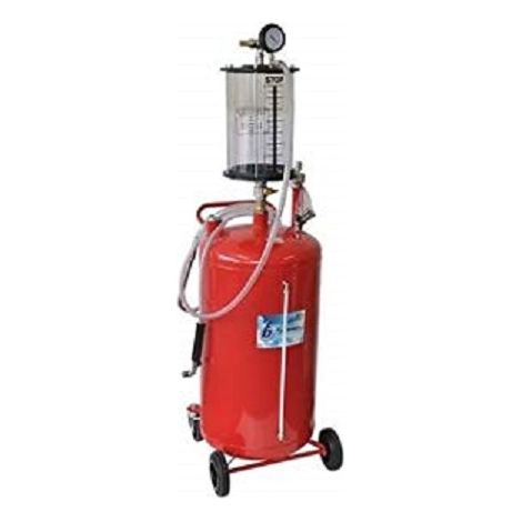 Art.928 - ASPIRATORE D'OLIO ESAUSTO 80LT su ruote PNEUMATICO AD ARIA - - BONEZZI ITALY