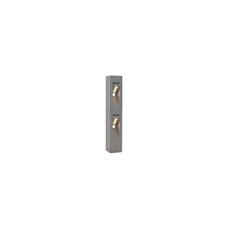 Borne potelet extérieur LED 6W grise Hauteur 500mm lumiere chaud 3000K 600lm 230V IP44 FILO ARLUX