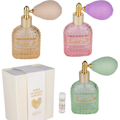 Etiemme Diffusore Spray Momenti Vetro Sfaccettato 12 cm 3 Col